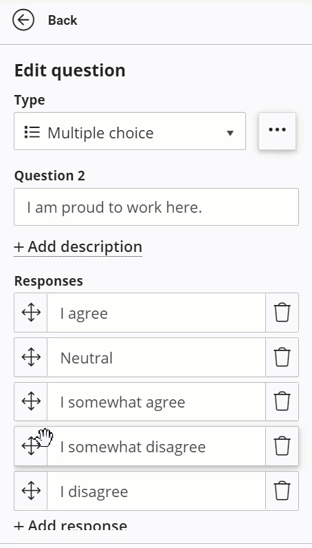 Reorder option