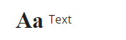 Picture of the drag and drop text block