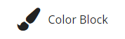 Picture of the drag and drop color block